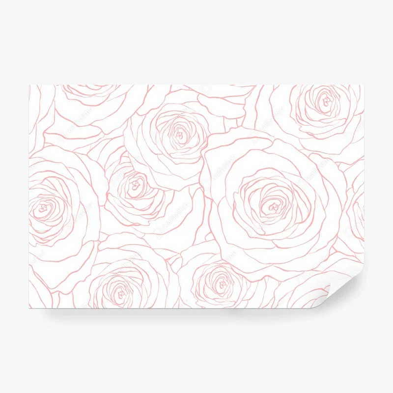 Fototapete buntes burger-muster mit zutaten – Wallnifity®