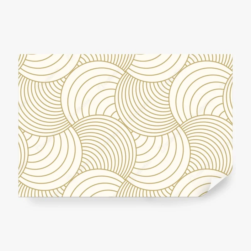 Fototapete tropisches ananasmuster auf gelbem hintergrund – Wallnifity®