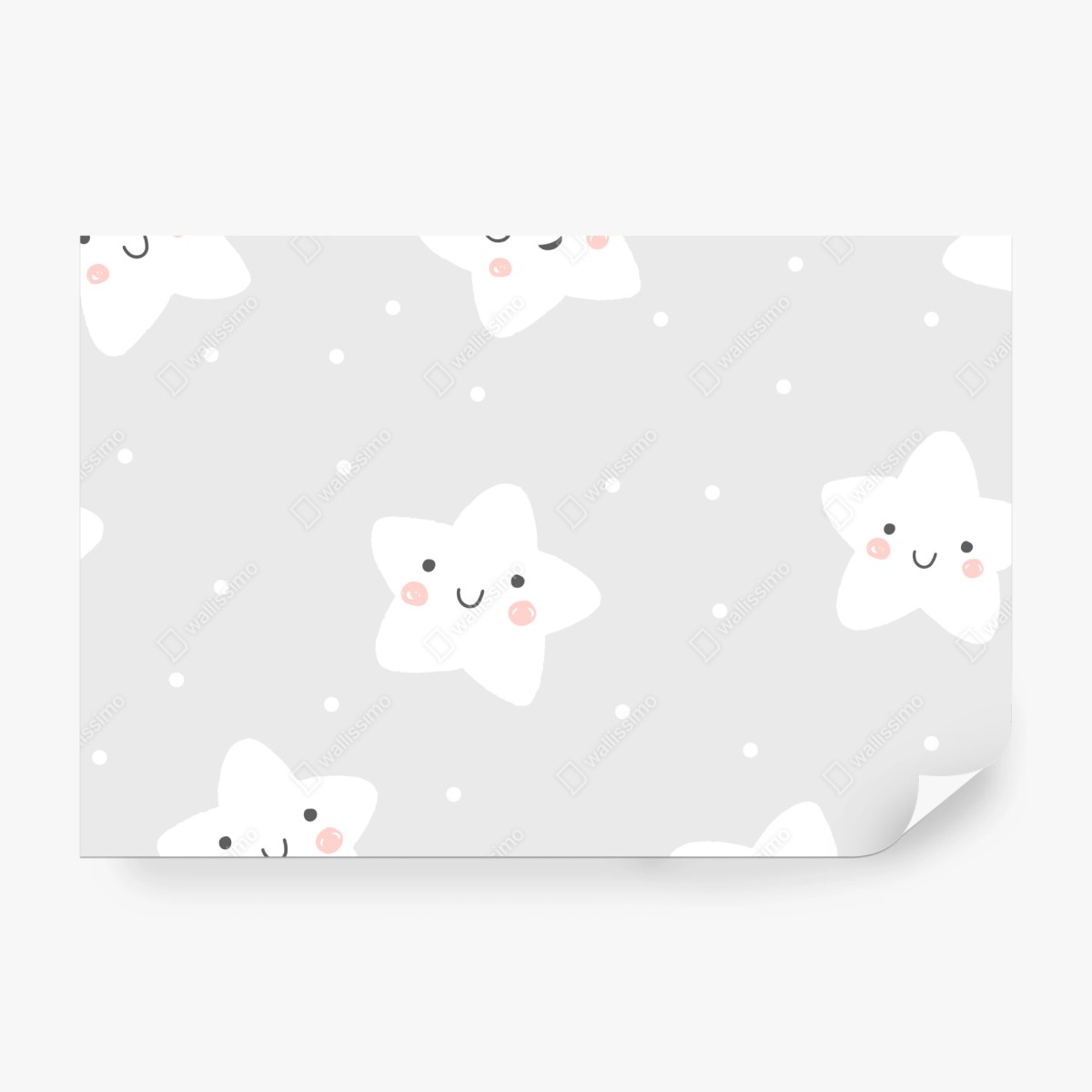 Fototapete niedliches lächelndes sternenmuster für kinderzimmer – Wallnifity® Fototapete niedliches lächelndes sternenmuster für kinderzimmer – Wallnifity®