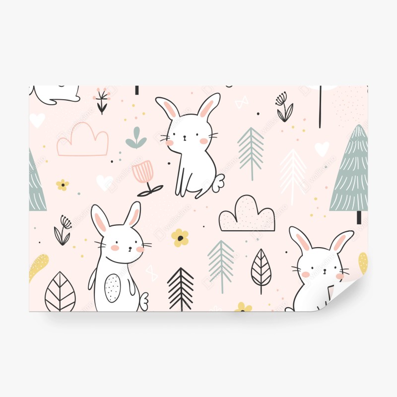 Fototapete Dubai skyline bei sonnenaufgang – Wallnifity®