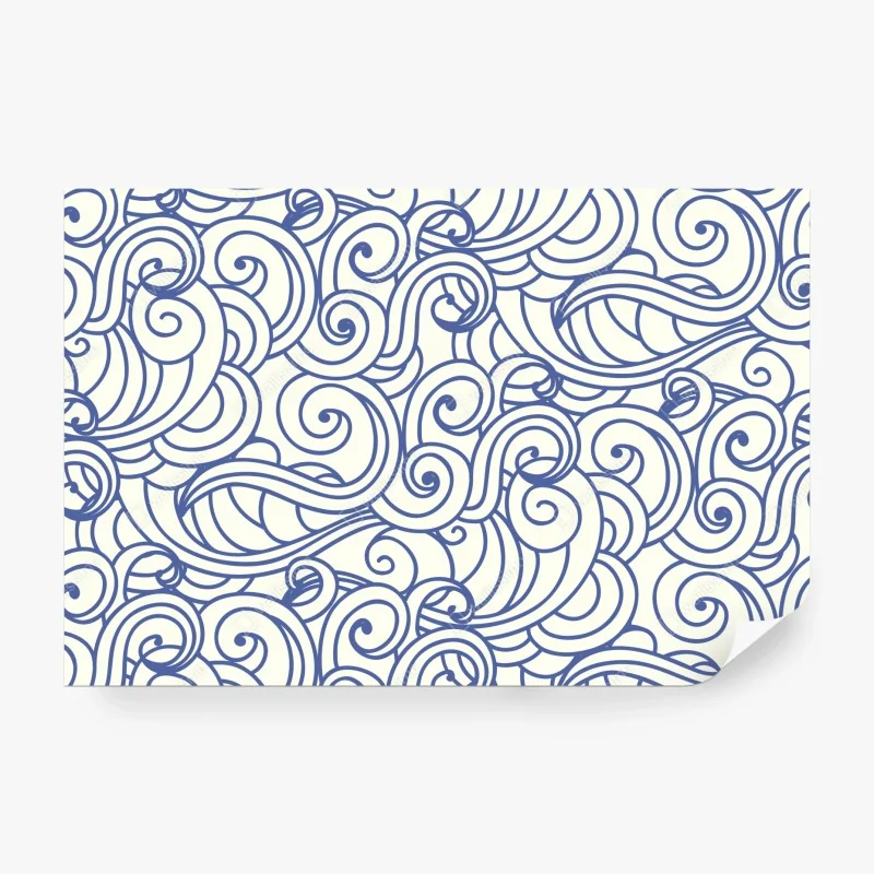 Fototapete goldener herbstwaldweg – Wallnifity®