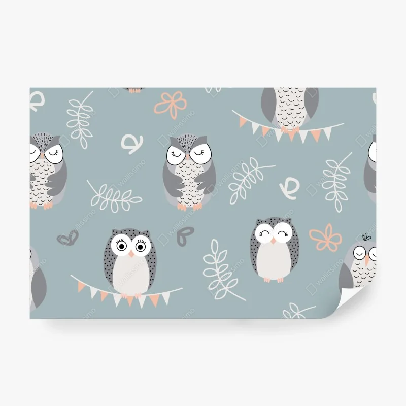 Fototapete leuchtendes zitrus geometrisches muster – Wallnifity®