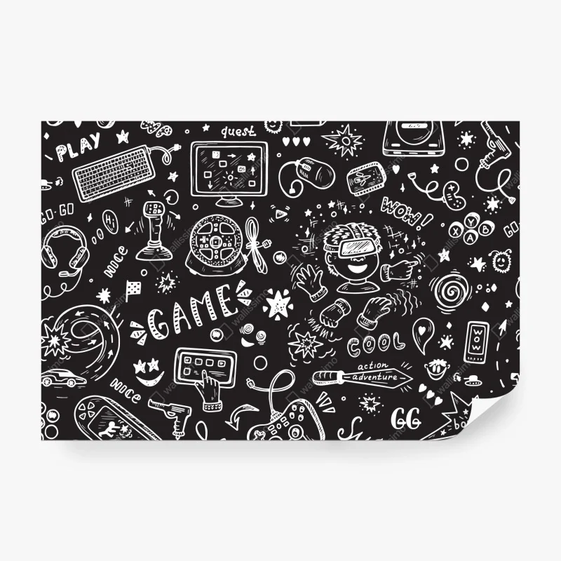 Fototapete ruhige alpenwiese mit berggipfeln – Wallnifity®