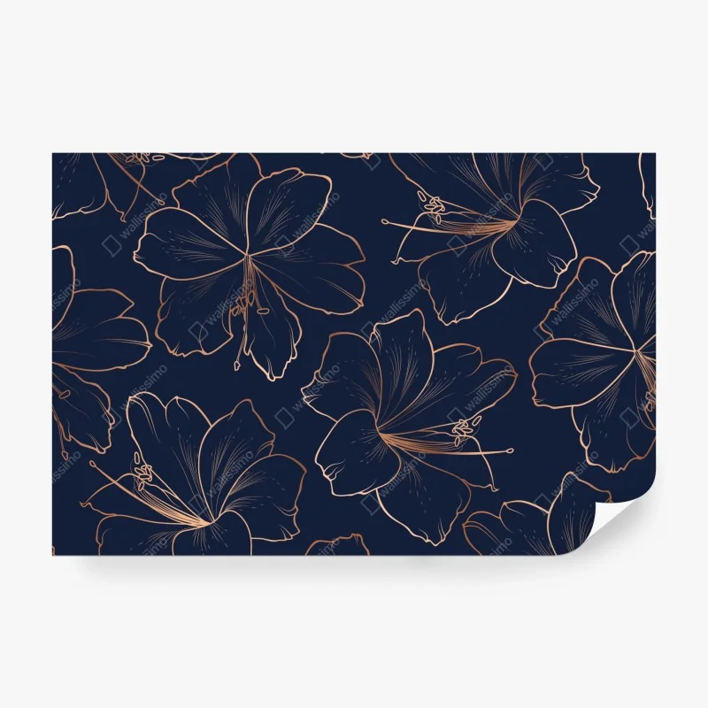 Fototapete tropischer kokos-ananas-cocktail am strand bei sonnenuntergang – Wallnifity®