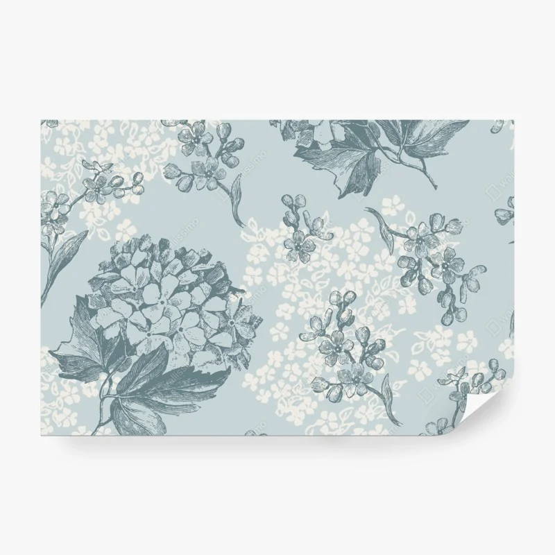 Fototapete aquarell kaktusgarten muster – Wallnifity®