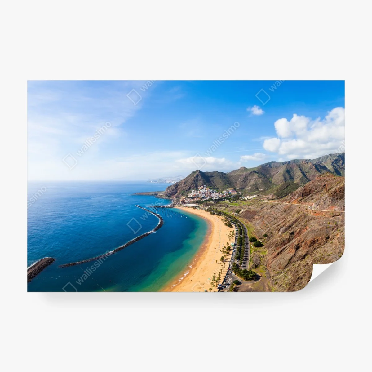 Fototapete strand Las Teresitas, panorama Teneriffa – Wallnifity® Fototapete strand Las Teresitas, panorama Teneriffa – Wallnifity®