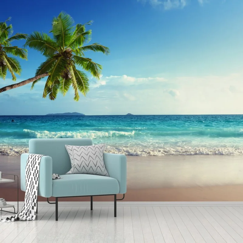 Fototapete tropischer Karibikstrand bei sonnenuntergang – Wallnifity® Fototapete tropischer Karibikstrand bei sonnenuntergang – Wallnifity®