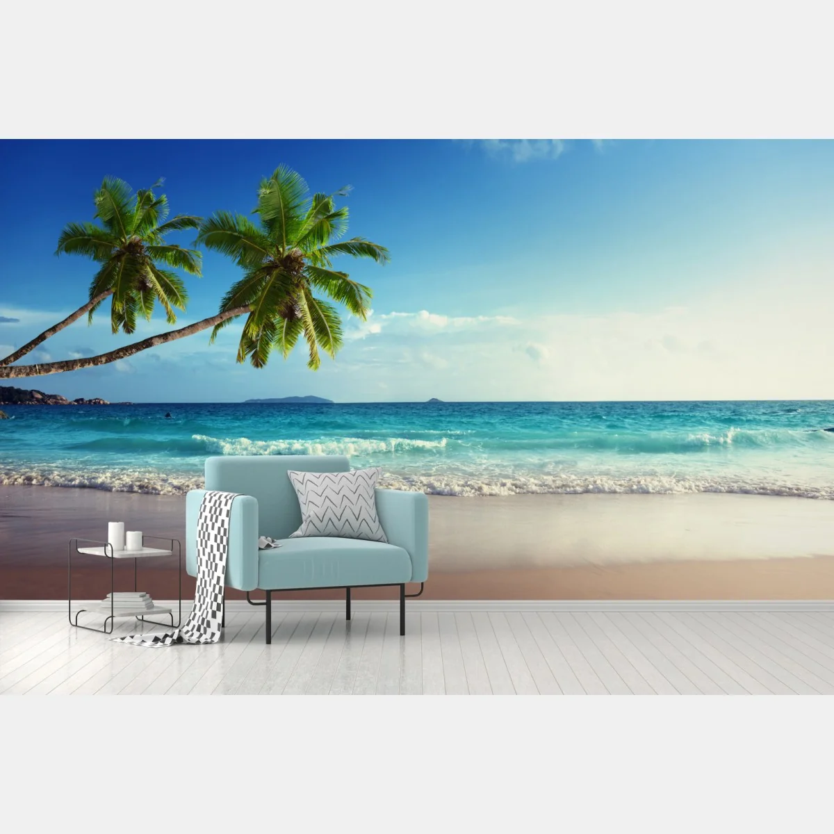 Fototapete tropischer Karibikstrand bei sonnenuntergang – Wallnifity® Fototapete tropischer Karibikstrand bei sonnenuntergang – Wallnifity®