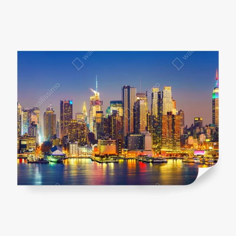 Fototapete ruhige küstenlandschaft bei sonnenuntergang – Wallnifity®