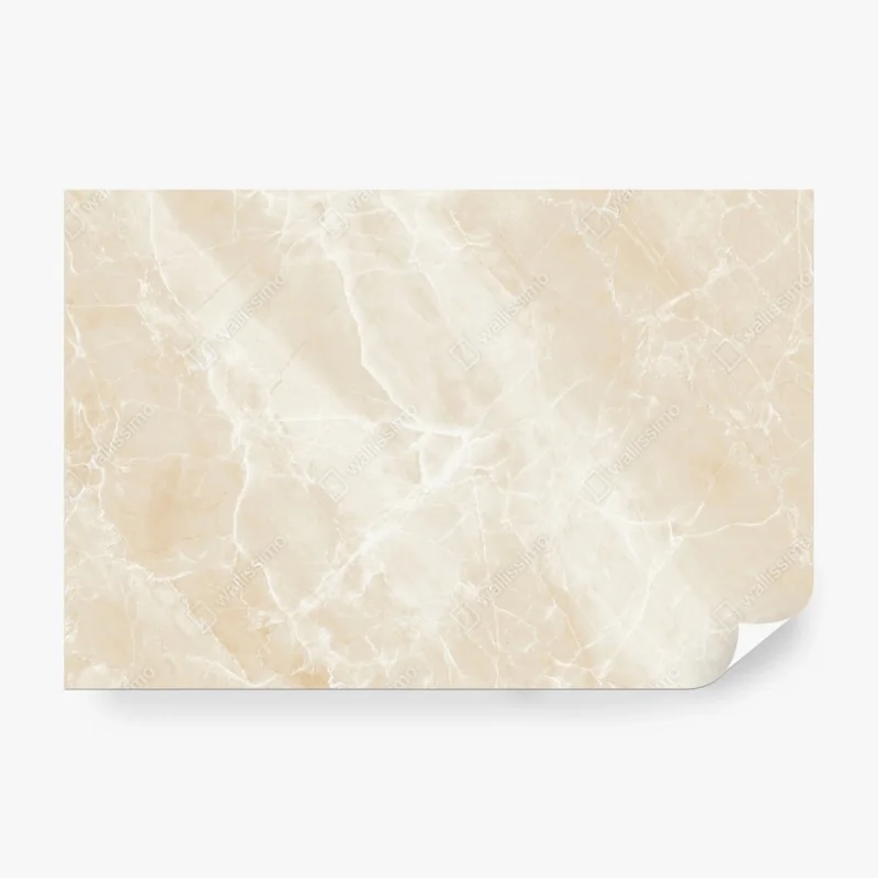 Fototapete beige marmorstruktur mit weißen adern