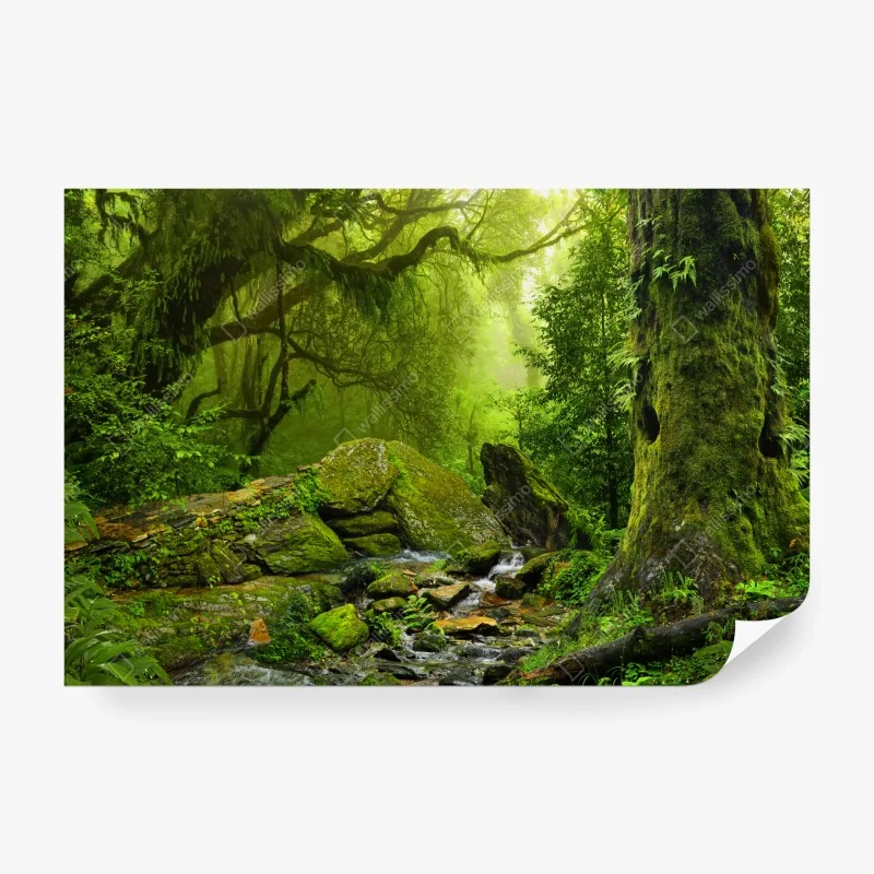 Fototapete niedliches pastell lama-muster – Wallnifity®