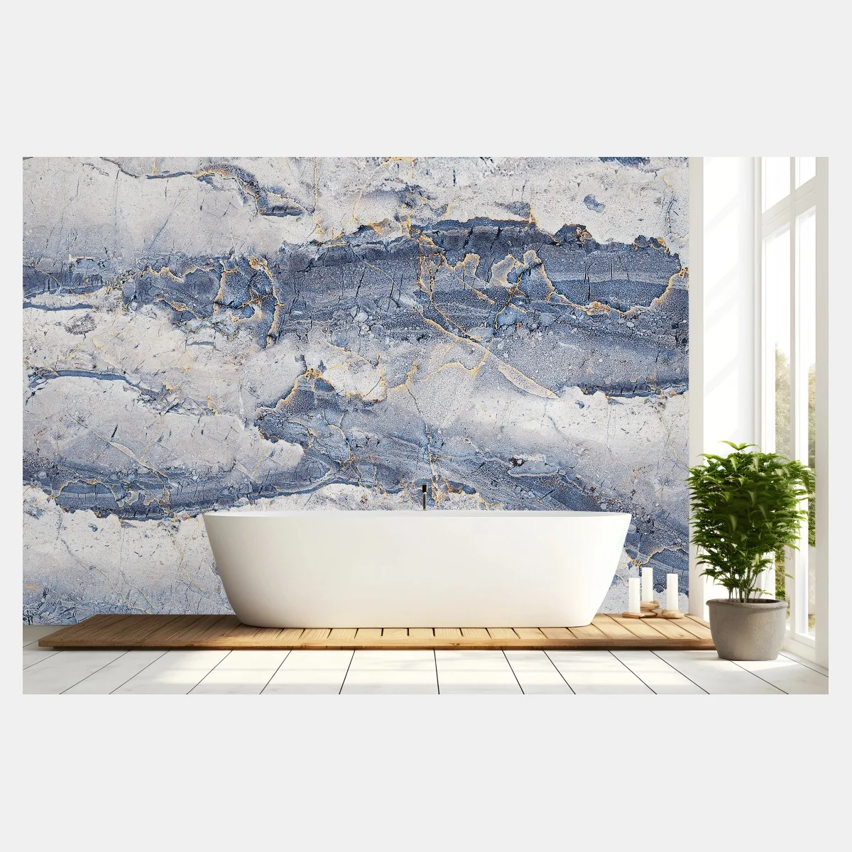 Fototapete blauer marmor mit goldenen adern – Wallnifity® Fototapete blauer marmor mit goldenen adern – Wallnifity®