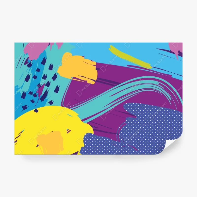 Fototapete lebendige abstrakte pop-art komposition