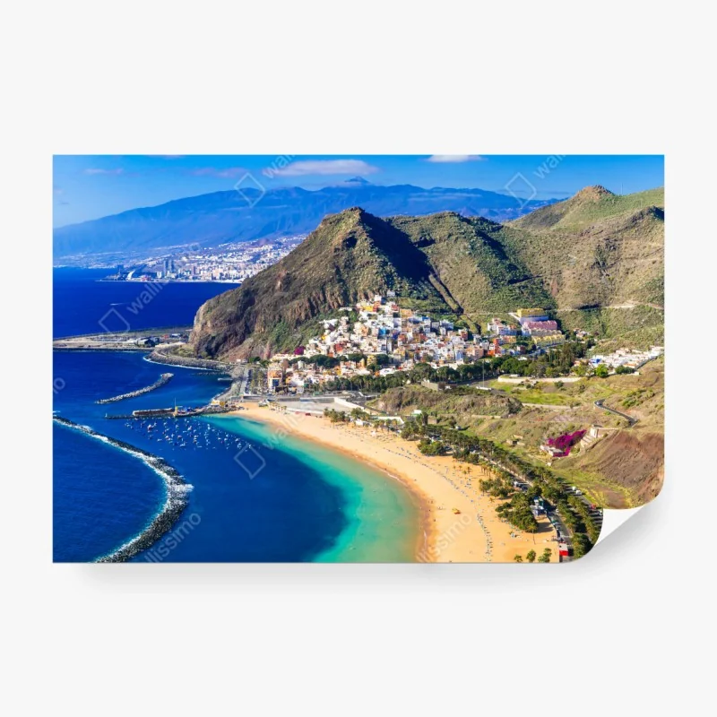 Fototapete tropischer strand mit palmen – Wallnifity®