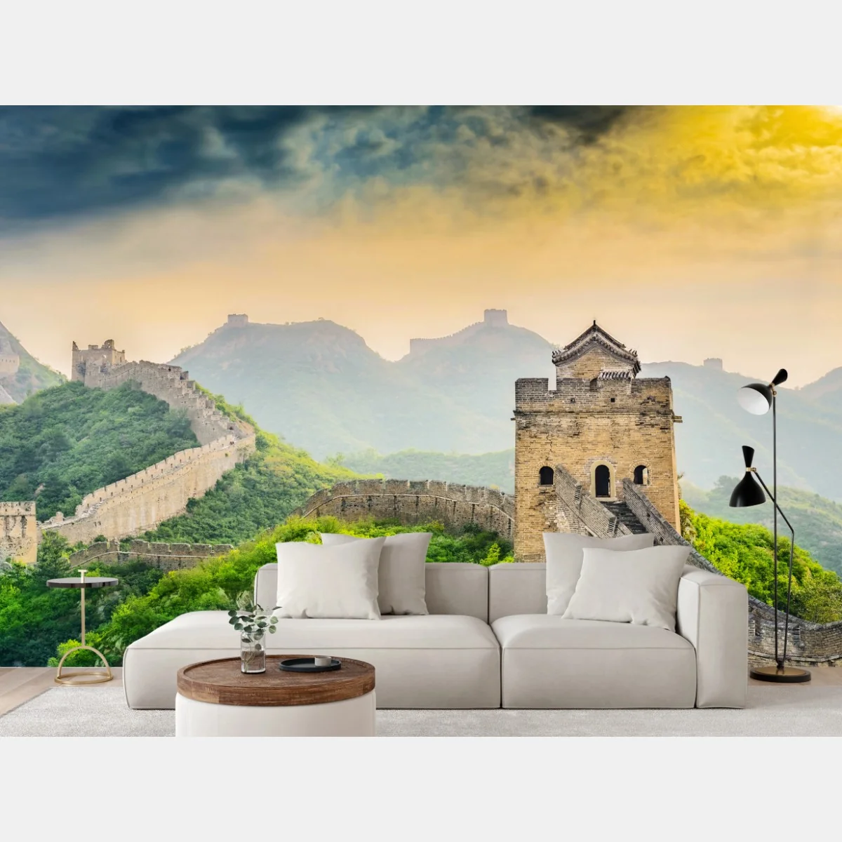 Fototapete sonnenaufgang über der Chinesischen Mauer – Wallnifity® Fototapete sonnenaufgang über der Chinesischen Mauer – Wallnifity®