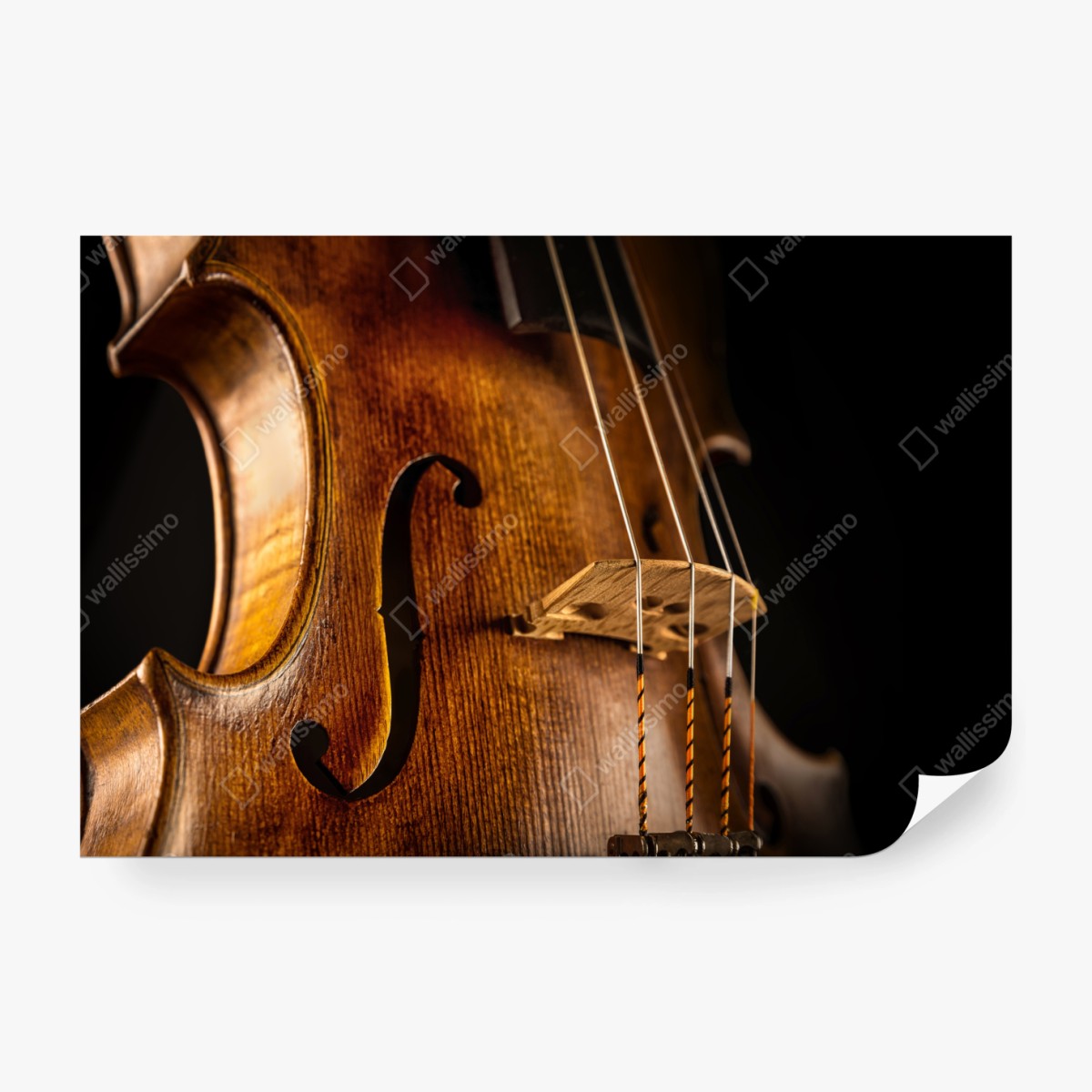 Fototapete nahaufnahme warmer holzgeige – Wallnifity® Fototapete nahaufnahme warmer holzgeige – Wallnifity®