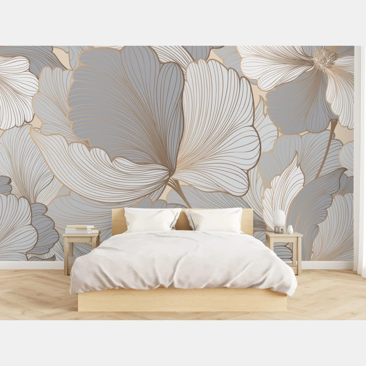 Fototapete zartes pastell blumenmuster – Wallnifity® Fototapete zartes pastell blumenmuster – Wallnifity®