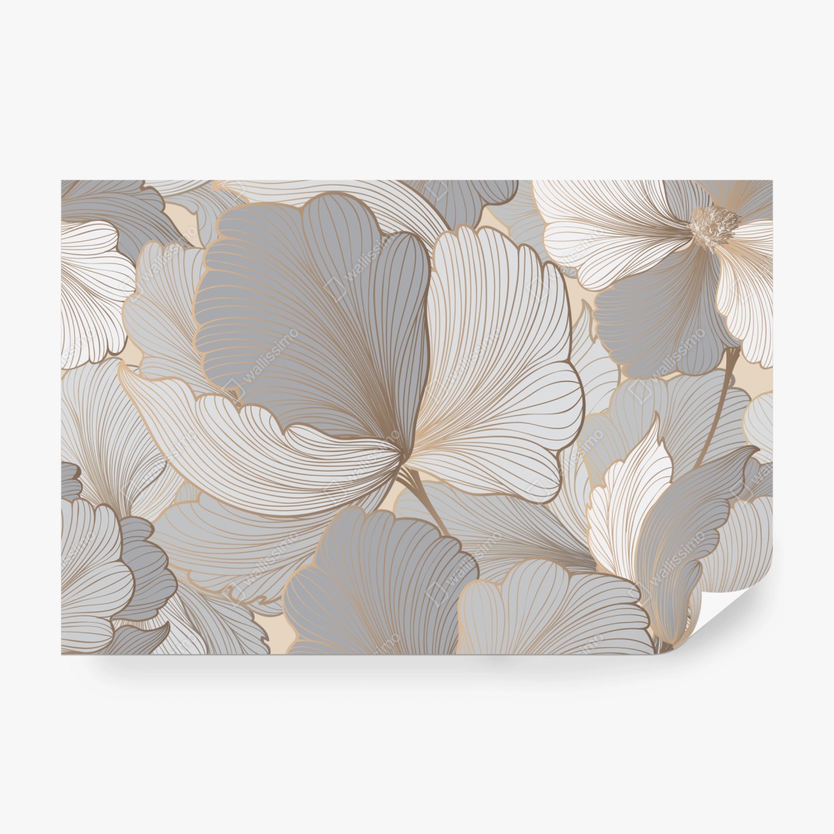 Fototapete zartes pastell blumenmuster – Wallnifity® Fototapete zartes pastell blumenmuster – Wallnifity®