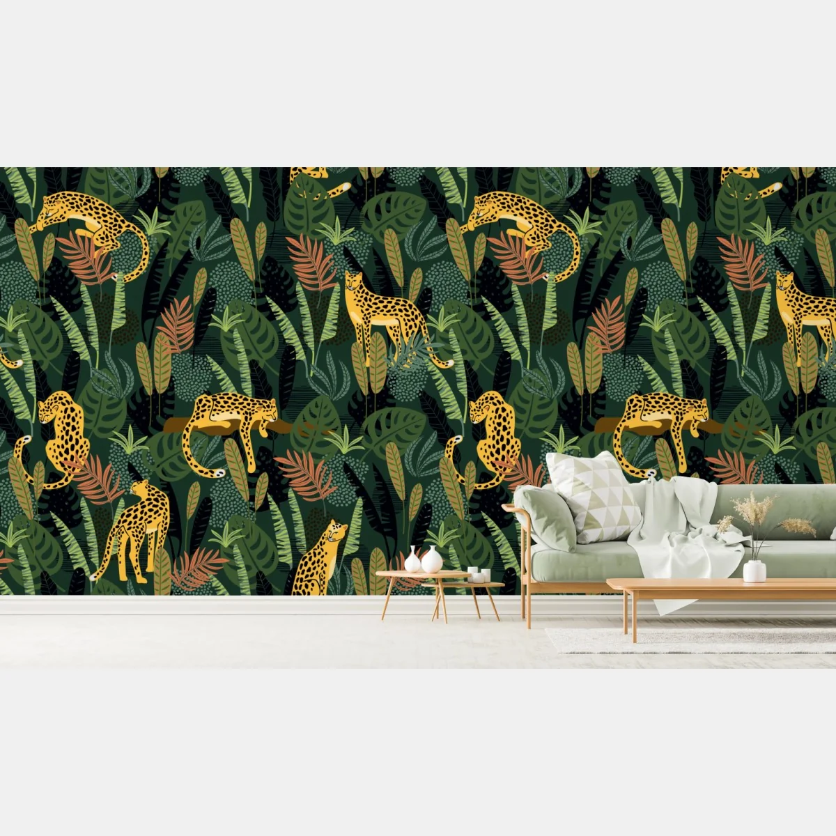 Fototapete tropisches leopardenmuster – Wallnifity® Fototapete tropisches leopardenmuster – Wallnifity®