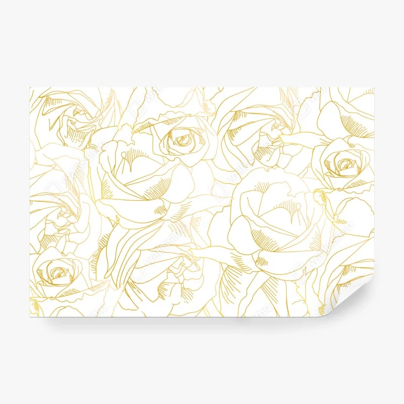 Fototapete tropisches kakadu-blumenmuster – Wallnifity®