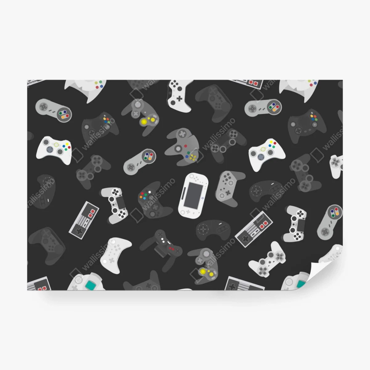 Fototapete retro controller muster – Wallnifity® Fototapete retro controller muster – Wallnifity®