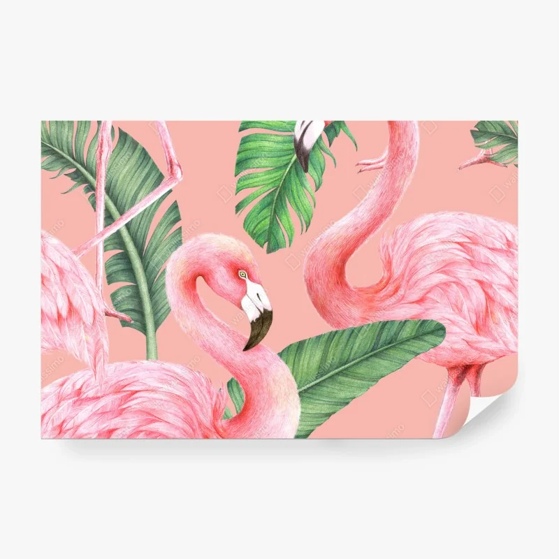 Fototapete aquarellmuster mit blaubeeren und brombeeren – Wallnifity®