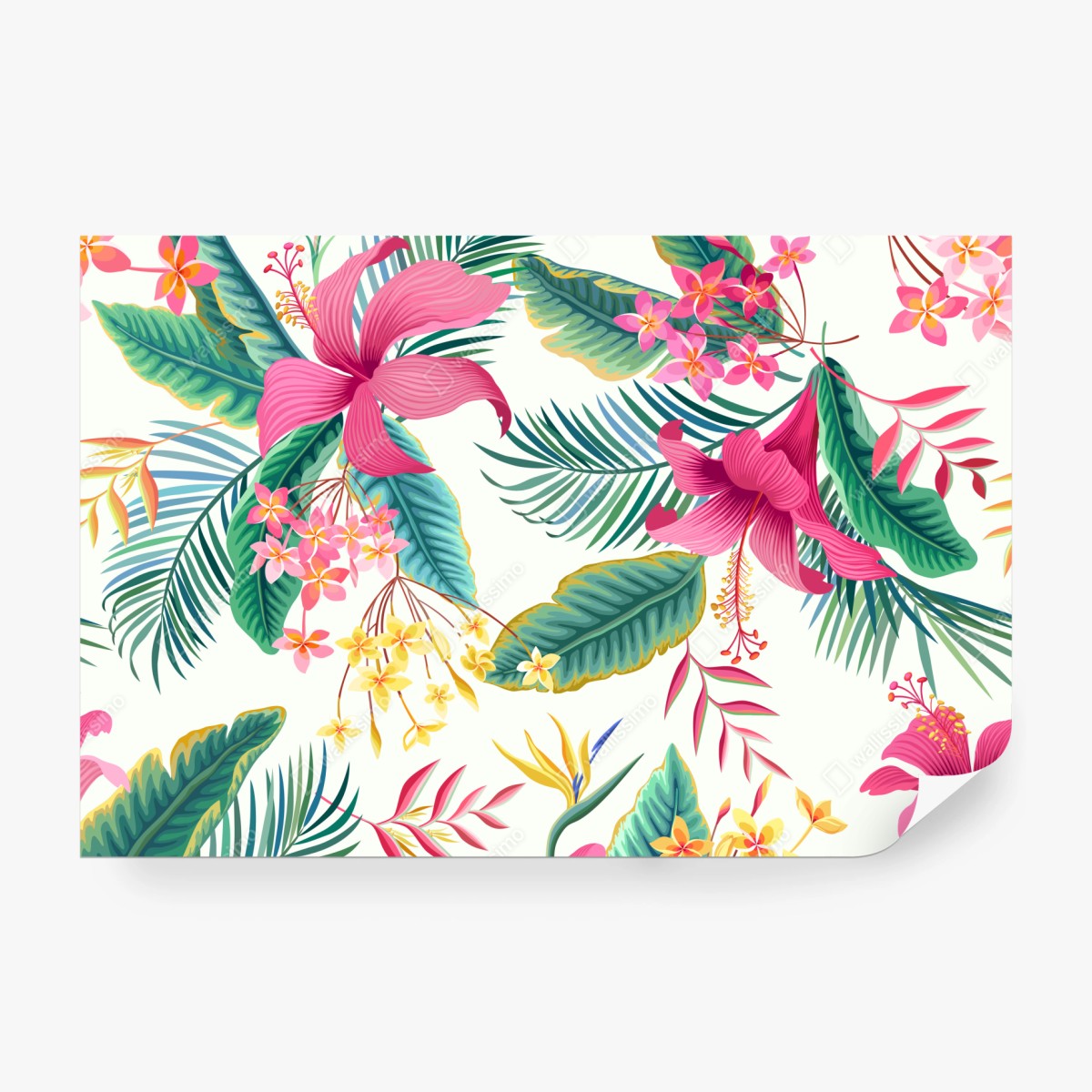 Fototapete tropisches botanisches blumenmuster – Wallnifity® Fototapete tropisches botanisches blumenmuster – Wallnifity®