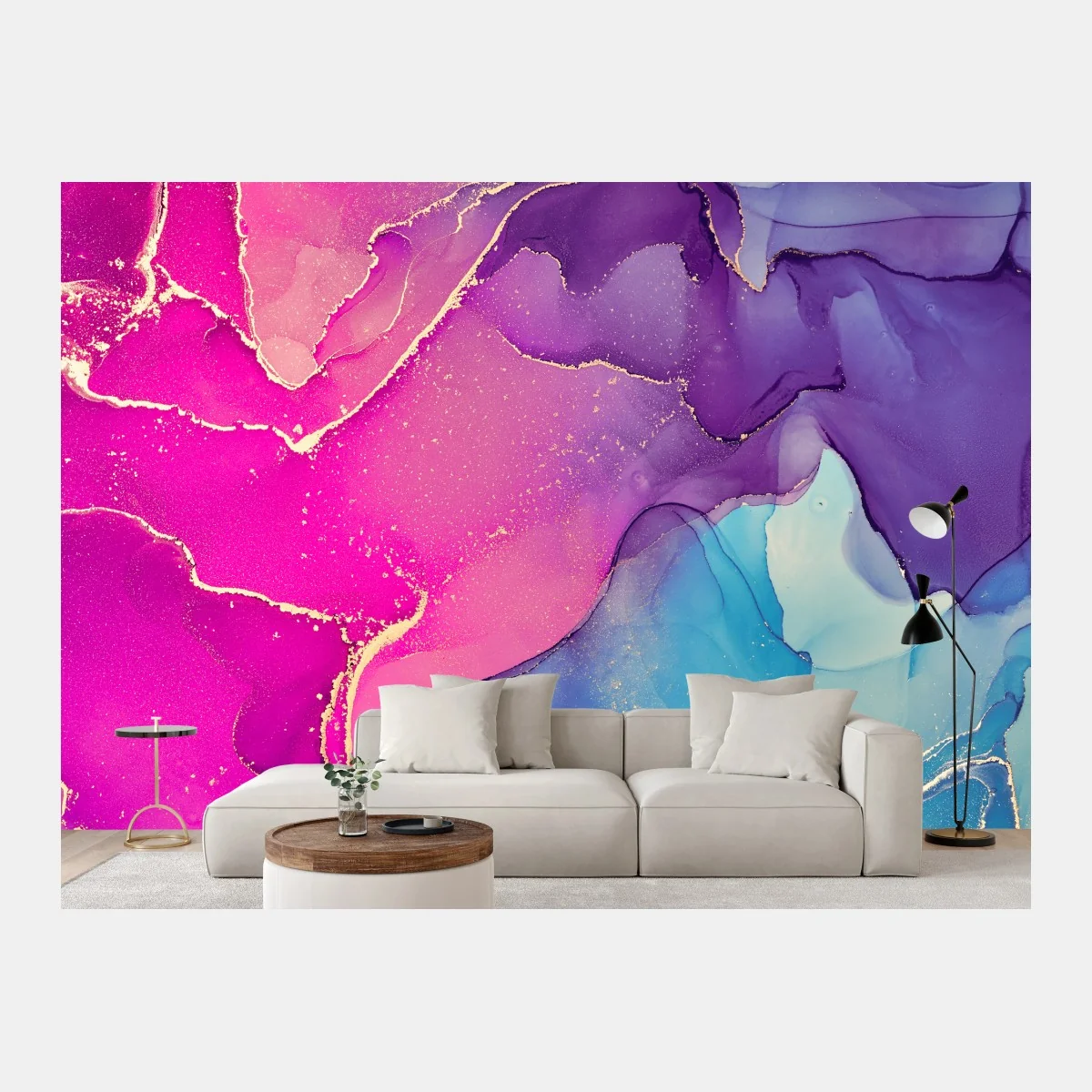 Fototapete leuchtende marmorierte komposition aus alkohol-tinte – Wallnifity® Fototapete leuchtende marmorierte komposition aus alkohol-tinte – Wallnifity®