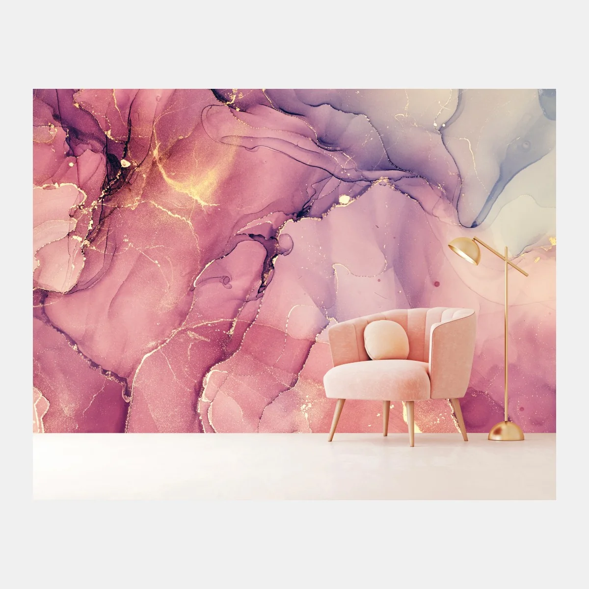 Fototapete ätherische lila marmorabstraktion – Wallnifity® Fototapete ätherische lila marmorabstraktion – Wallnifity®