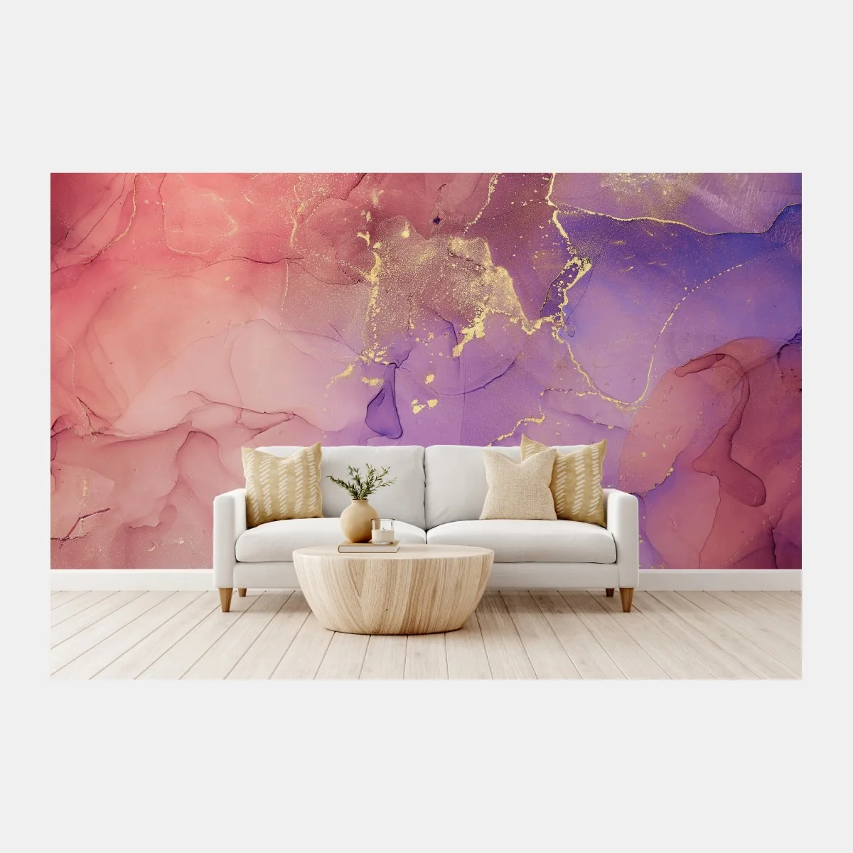 Fototapete ätherische rosa und lila marmoroptik – Wallnifity® Fototapete ätherische rosa und lila marmoroptik – Wallnifity®