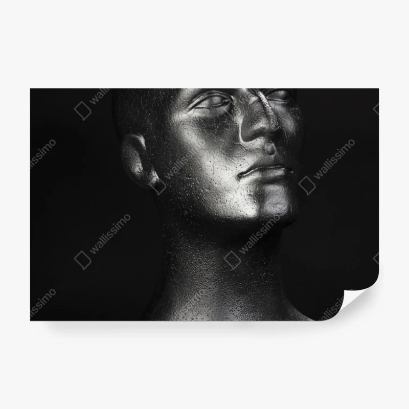 Fototapete schwarze büste eines mannequins