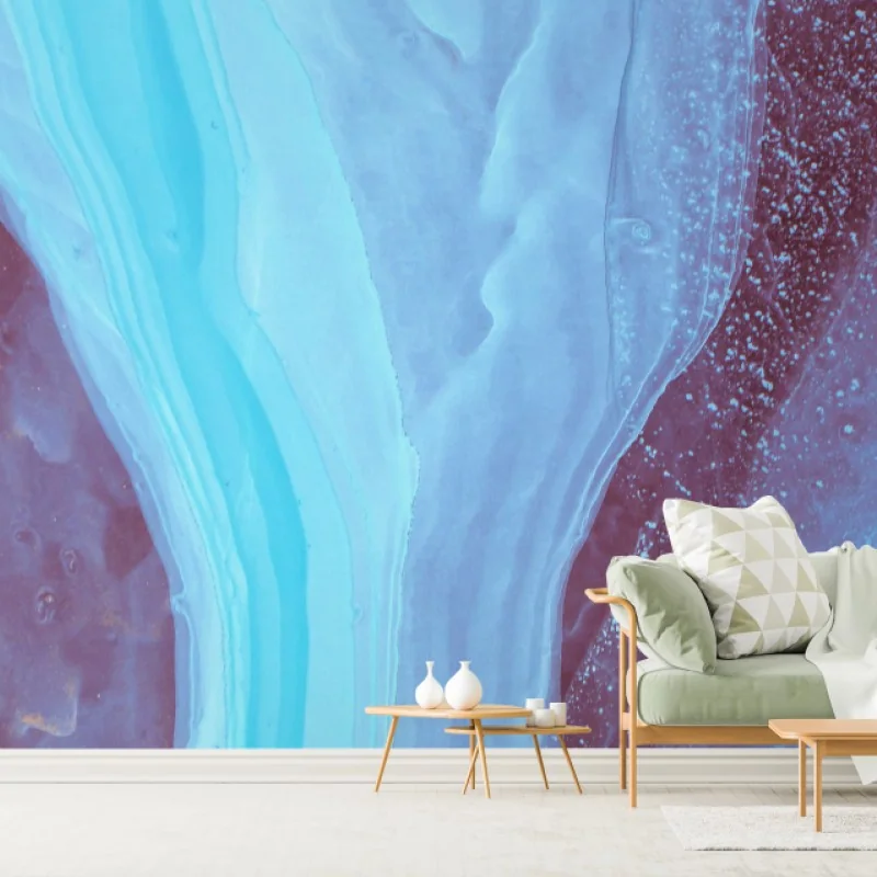 Fototapete ätherisches türkis-rosa marmormuster – Wallnifity® Fototapete ätherisches türkis-rosa marmormuster – Wallnifity®