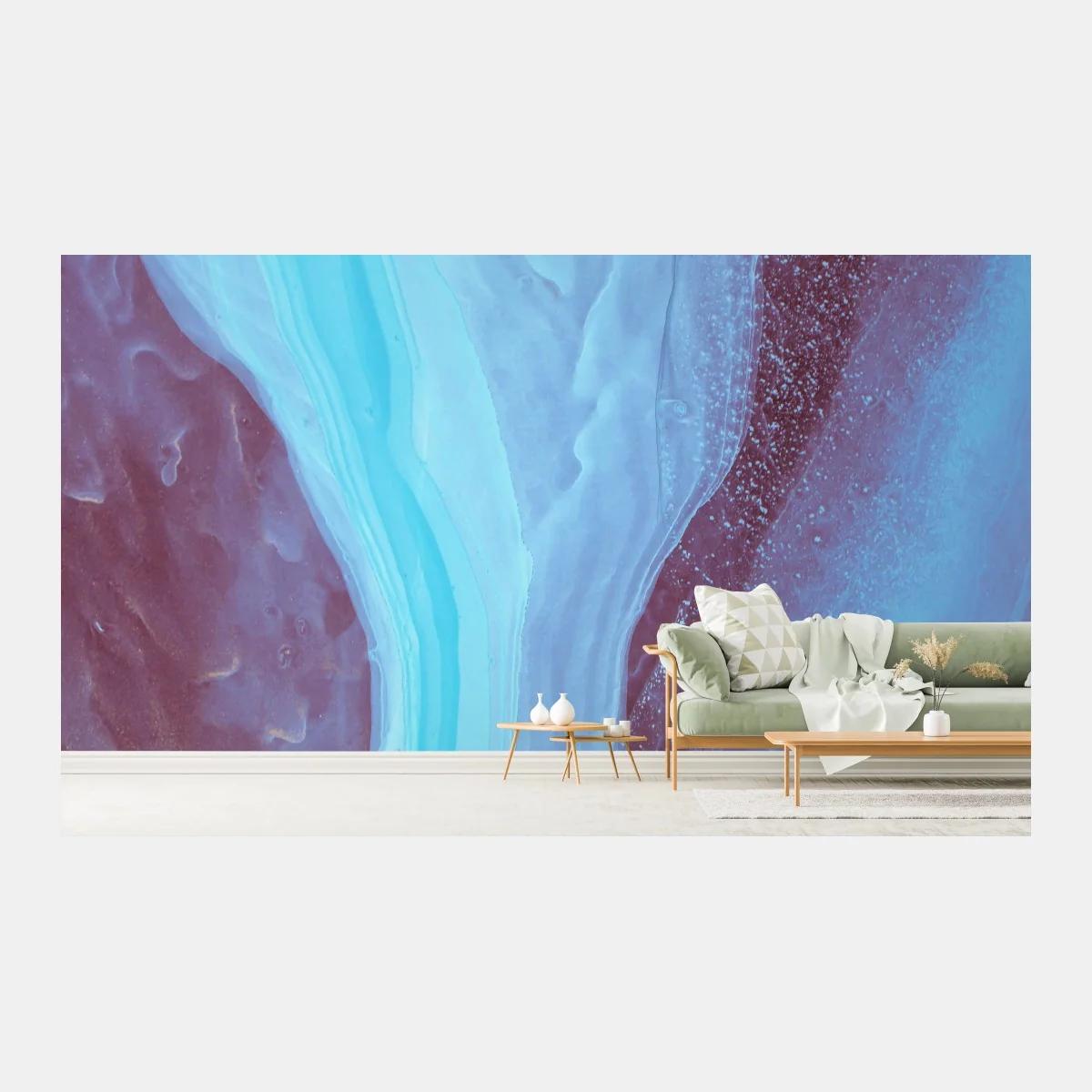 Fototapete ätherisches türkis-rosa marmormuster – Wallnifity® Fototapete ätherisches türkis-rosa marmormuster – Wallnifity®