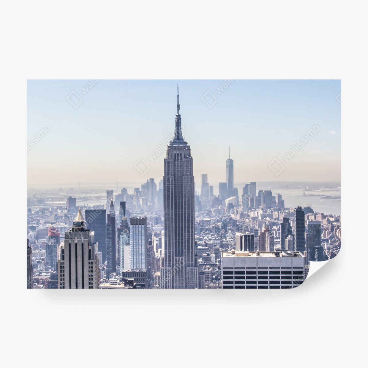 Fototapete New York skyline mit Empire State Building – Wallnifity® Fototapete New York skyline mit Empire State Building – Wallnifity®
