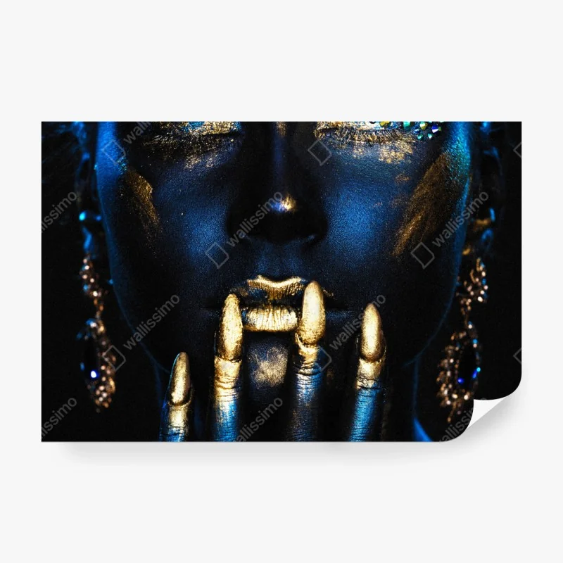 Fototapete handgezeichnetes botanisches gemüsemotiv – Wallnifity®