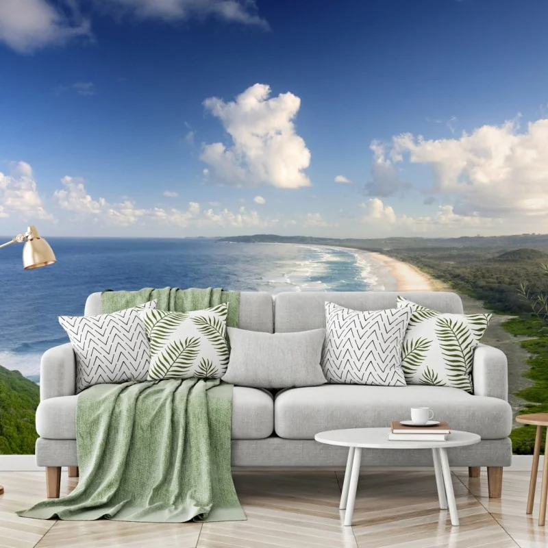 Fototapete panorama der küste von Byron Bay – Wallnifity® Fototapete panorama der küste von Byron Bay – Wallnifity®