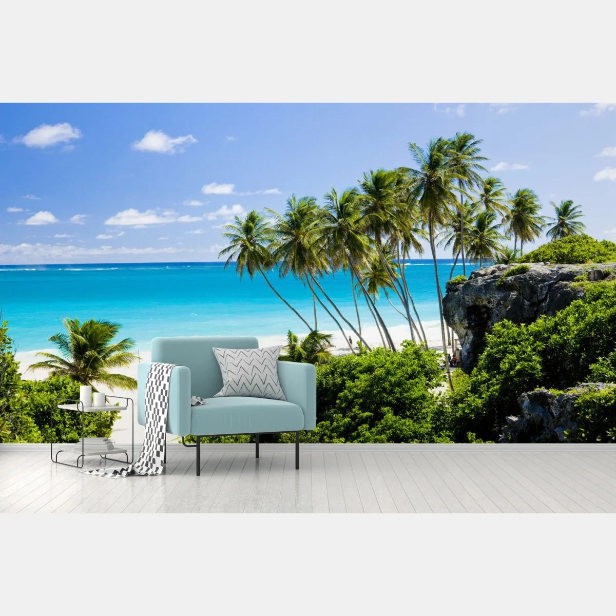 Fototapete Bottom Bay palmenstrand, Barbados – Wallnifity® Fototapete Bottom Bay palmenstrand, Barbados – Wallnifity®