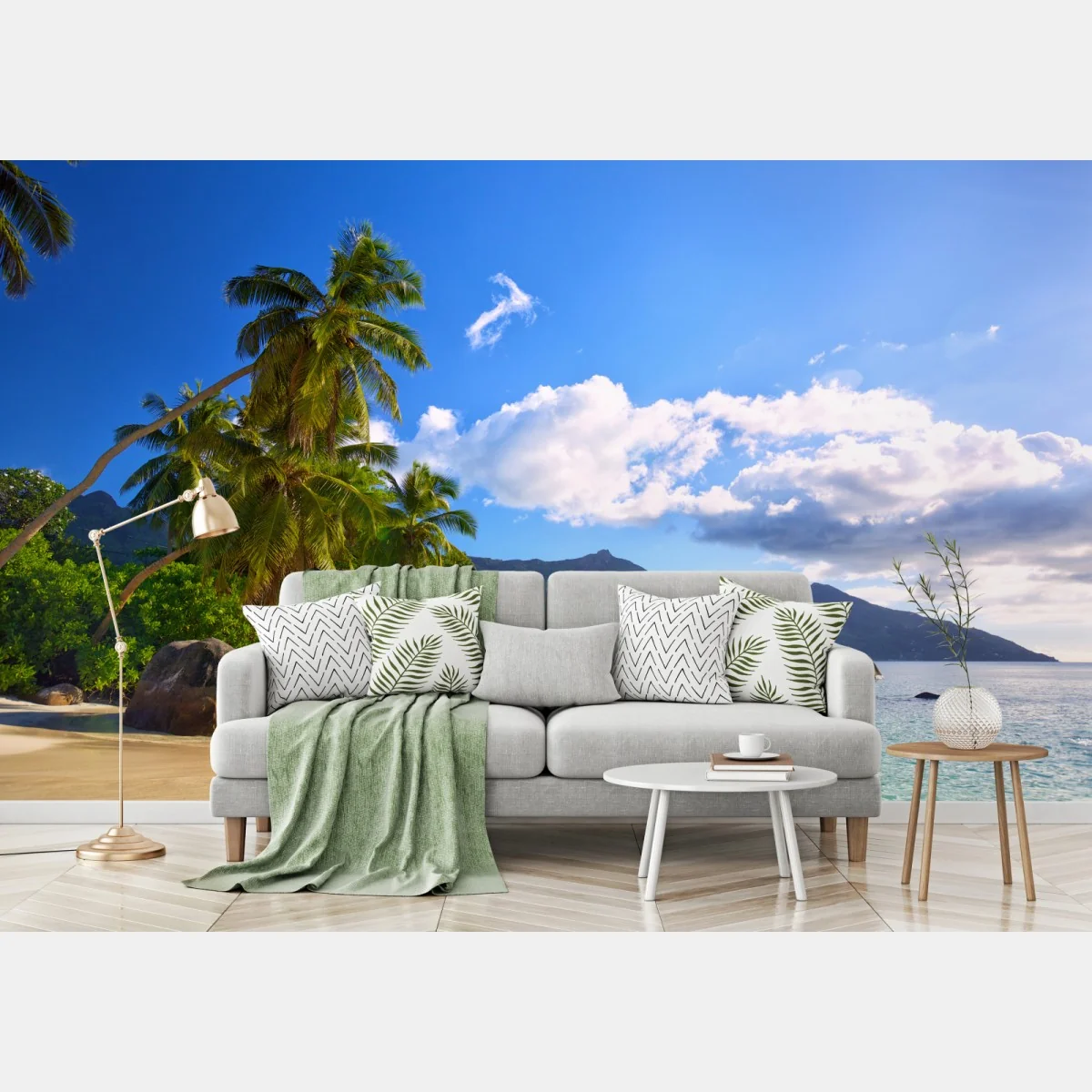 Fototapete tropischer strand auf Mahé – Wallnifity® Fototapete tropischer strand auf Mahé – Wallnifity®