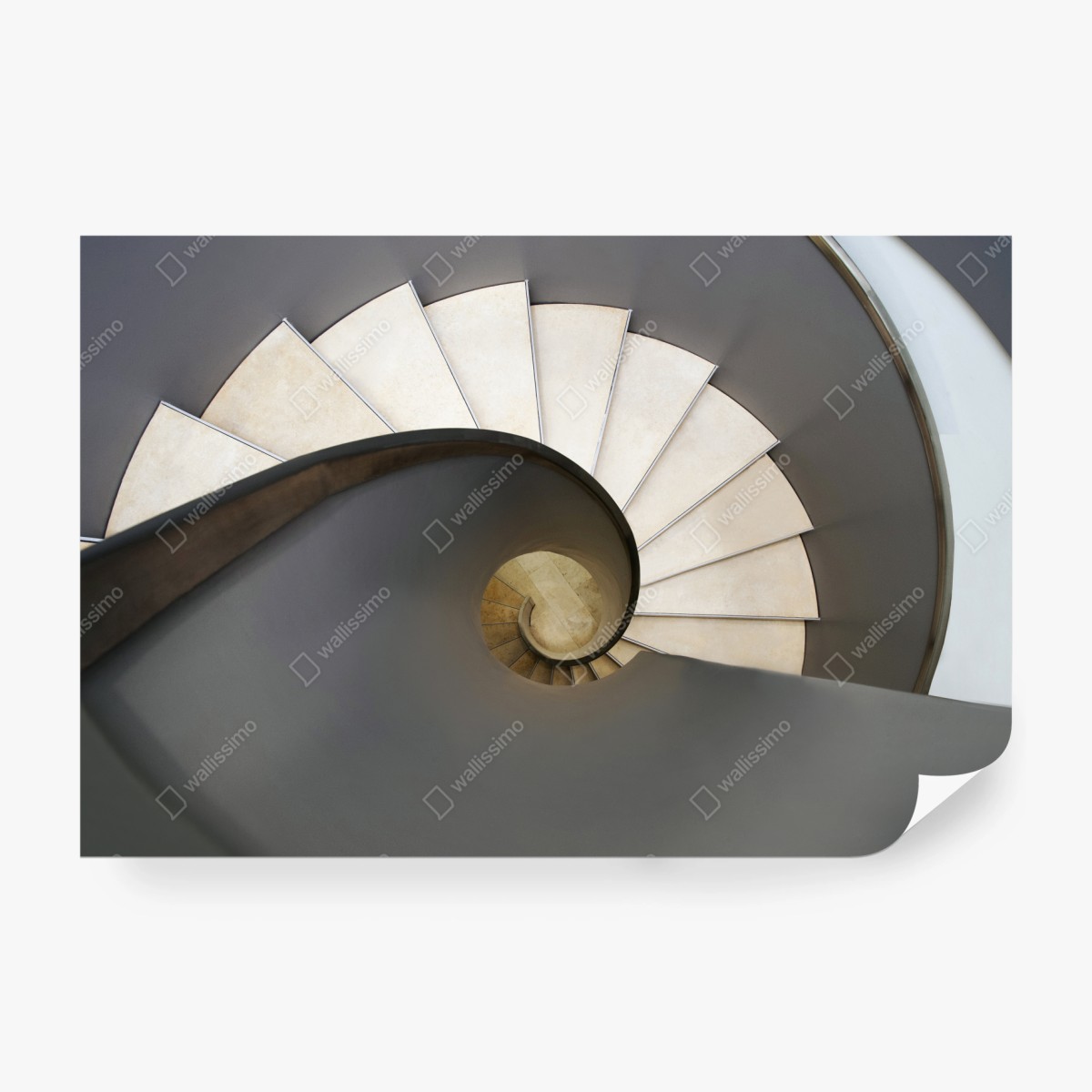 Fototapete spiraltreppe abstrakte komposition – Wallnifity®