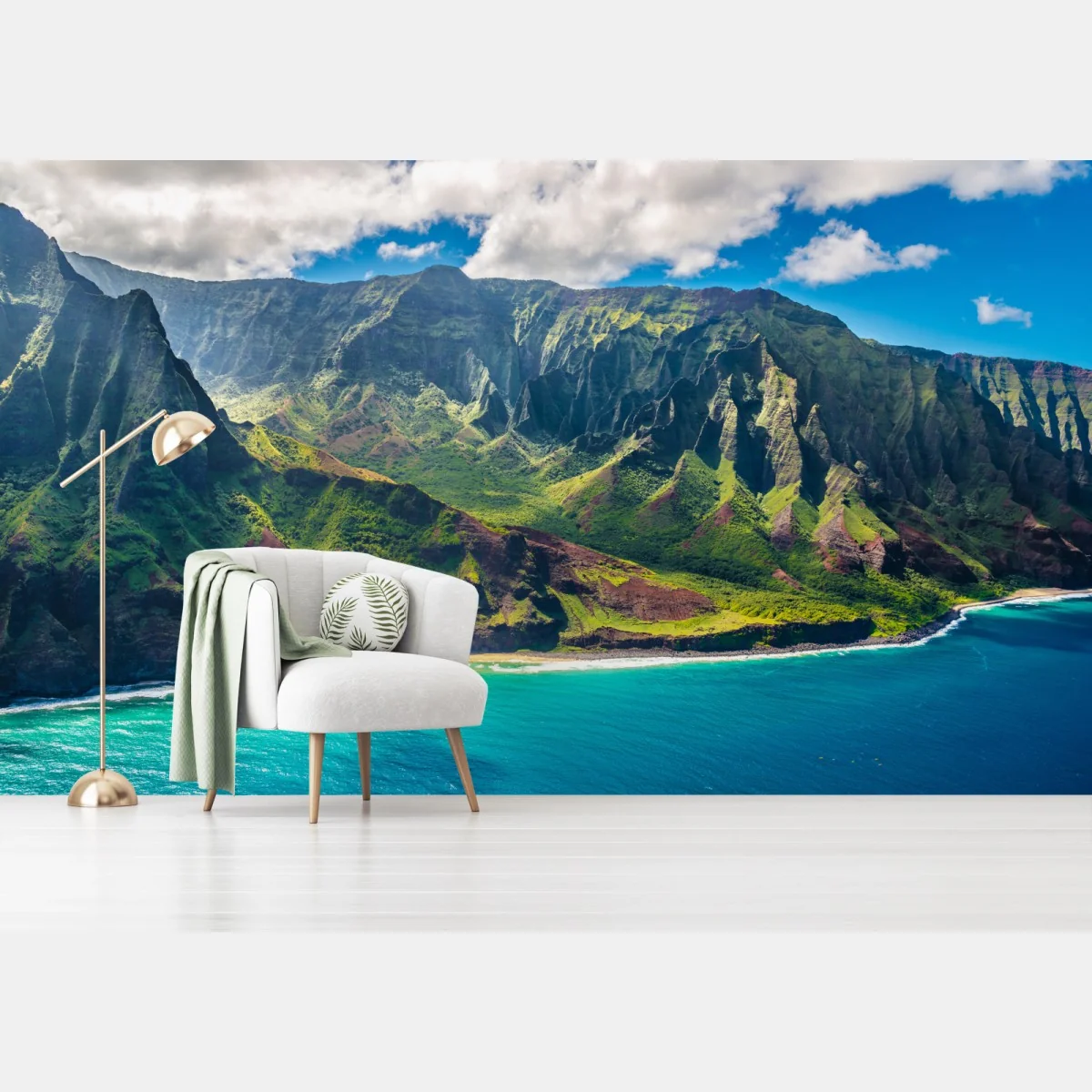 Fototapete majestätische küstenlandschaft Hawaii – Wallnifity® Fototapete majestätische küstenlandschaft Hawaii – Wallnifity®