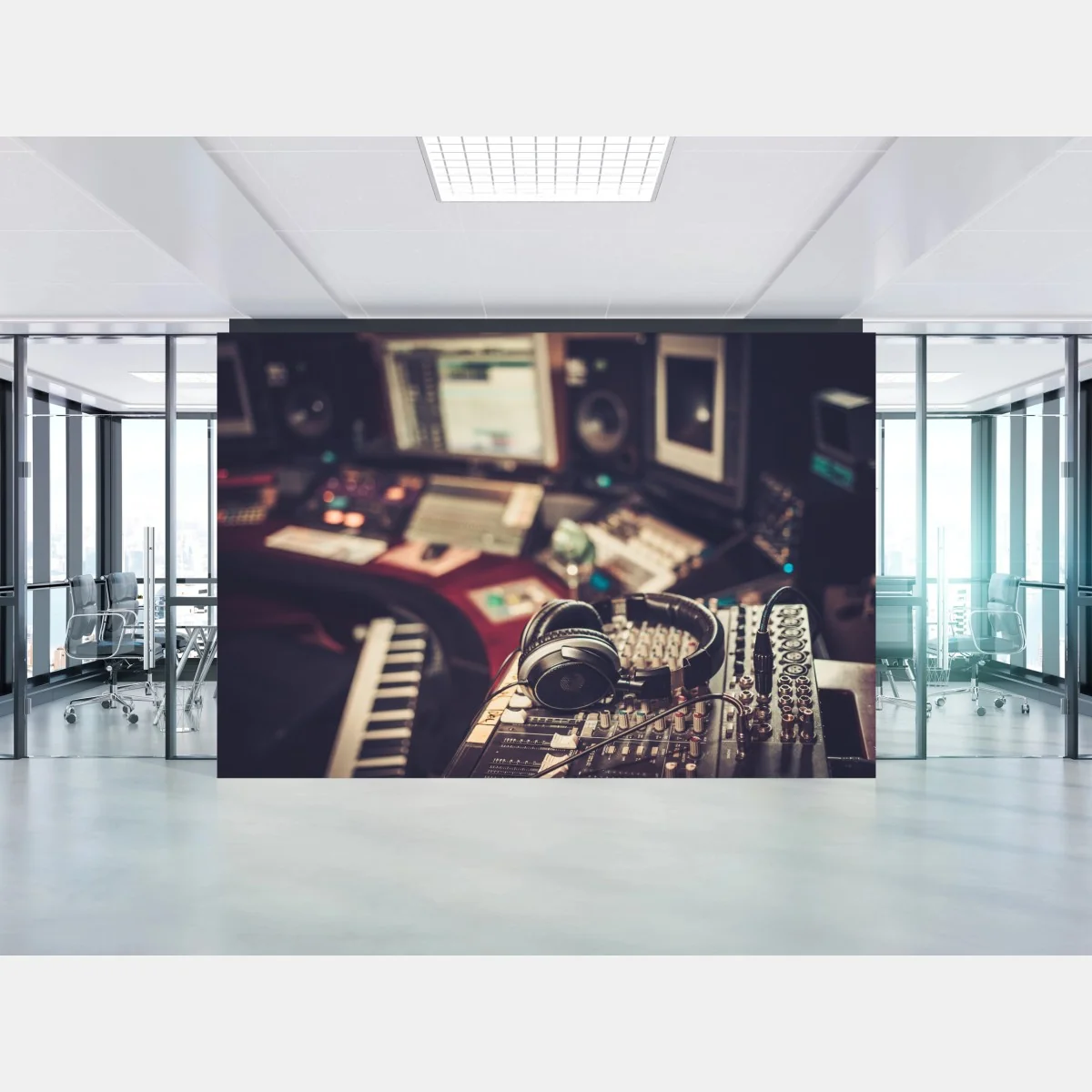 Fototapete vintage aufnahmestudio am mischpult – Wallnifity® Fototapete vintage aufnahmestudio am mischpult – Wallnifity®