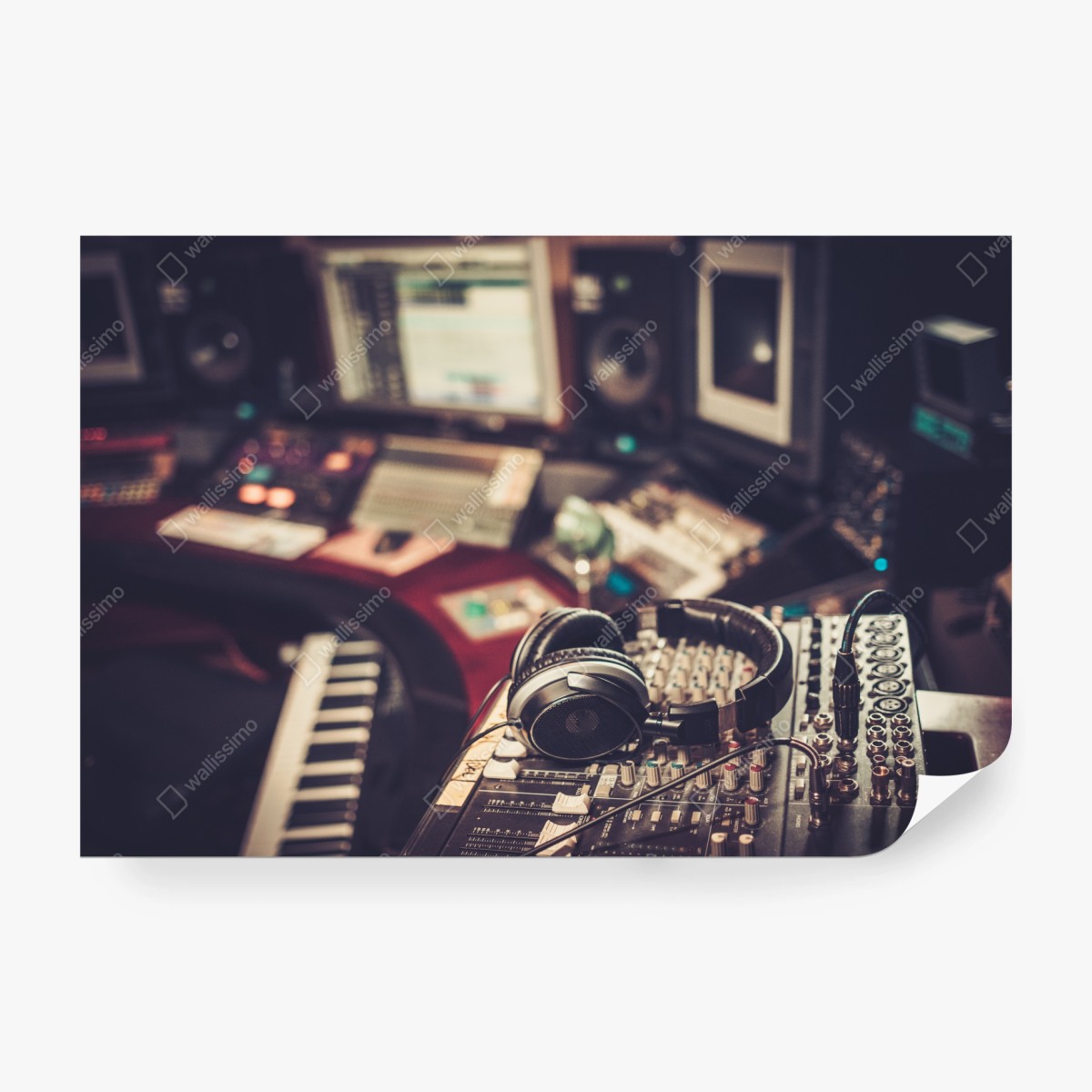 Fototapete vintage aufnahmestudio am mischpult – Wallnifity® Fototapete vintage aufnahmestudio am mischpult – Wallnifity®