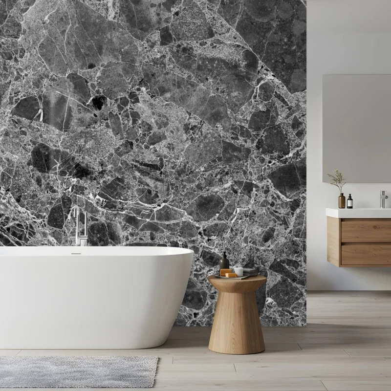 Fototapete monochrome marmortextur