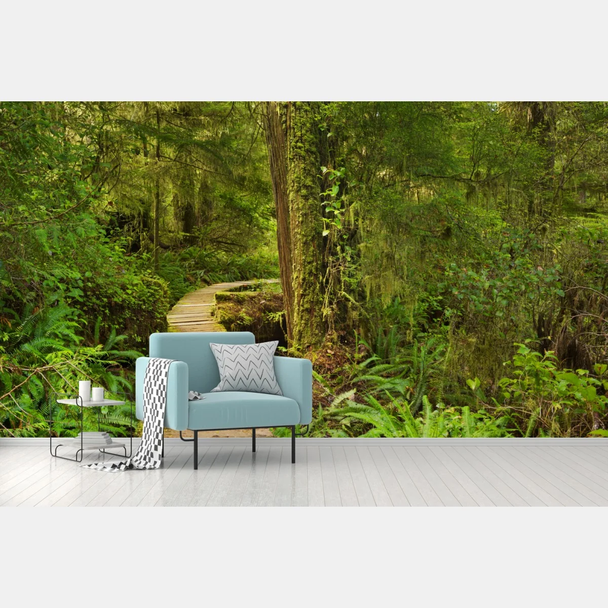 Fototapete steg im Pacific Rim regenwald – Wallnifity® Fototapete steg im Pacific Rim regenwald – Wallnifity®