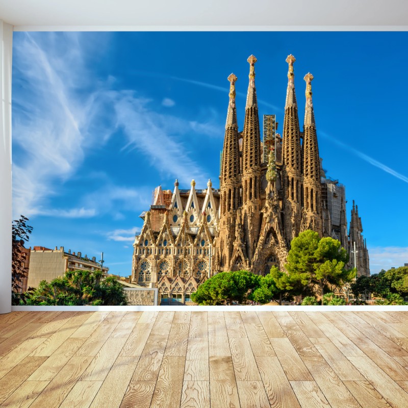 Fototapete Sagrada Familia in Barcelona – Wallnifity® Fototapete Sagrada Familia in Barcelona – Wallnifity®
