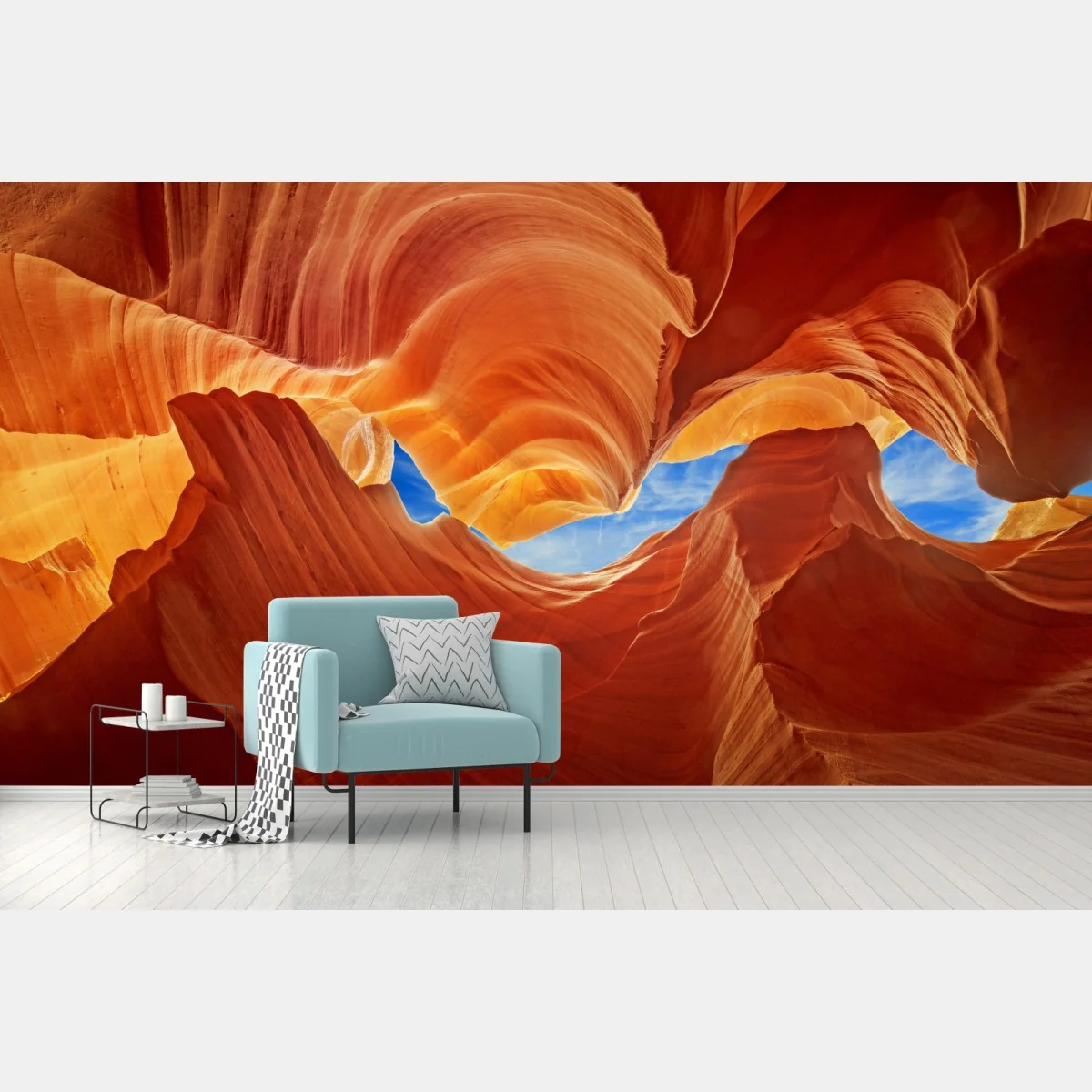 Fototapete Antelope Canyon geschwungene sandsteinformationen – Wallnifity® Fototapete Antelope Canyon geschwungene sandsteinformationen – Wallnifity®