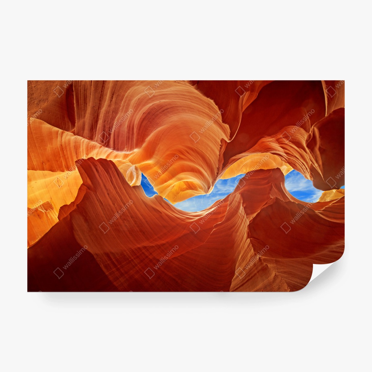 Fototapete Antelope Canyon geschwungene sandsteinformationen – Wallnifity® Fototapete Antelope Canyon geschwungene sandsteinformationen – Wallnifity®
