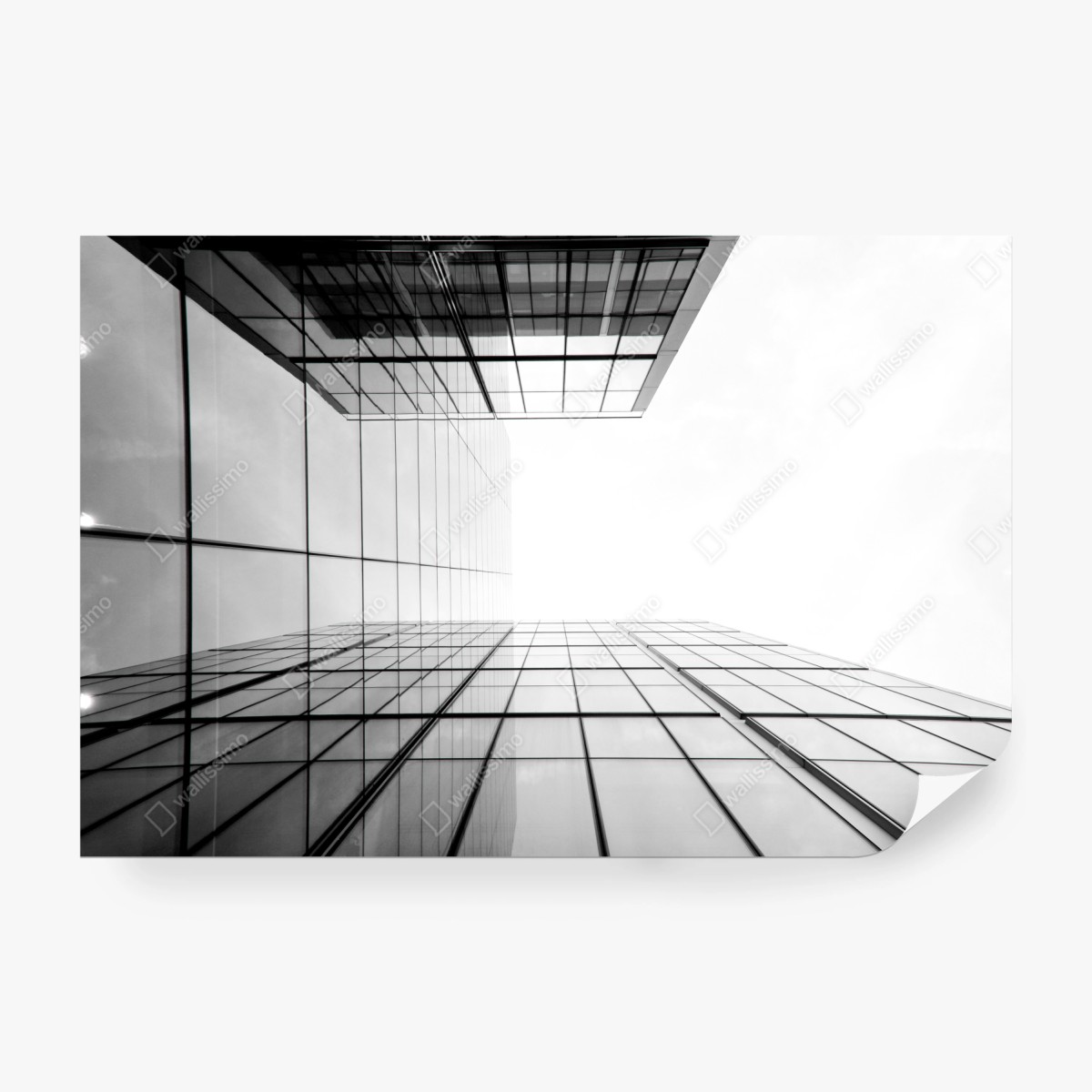 Fototapete minimalistische glasfassade perspektive – Wallnifity® Fototapete minimalistische glasfassade perspektive – Wallnifity®