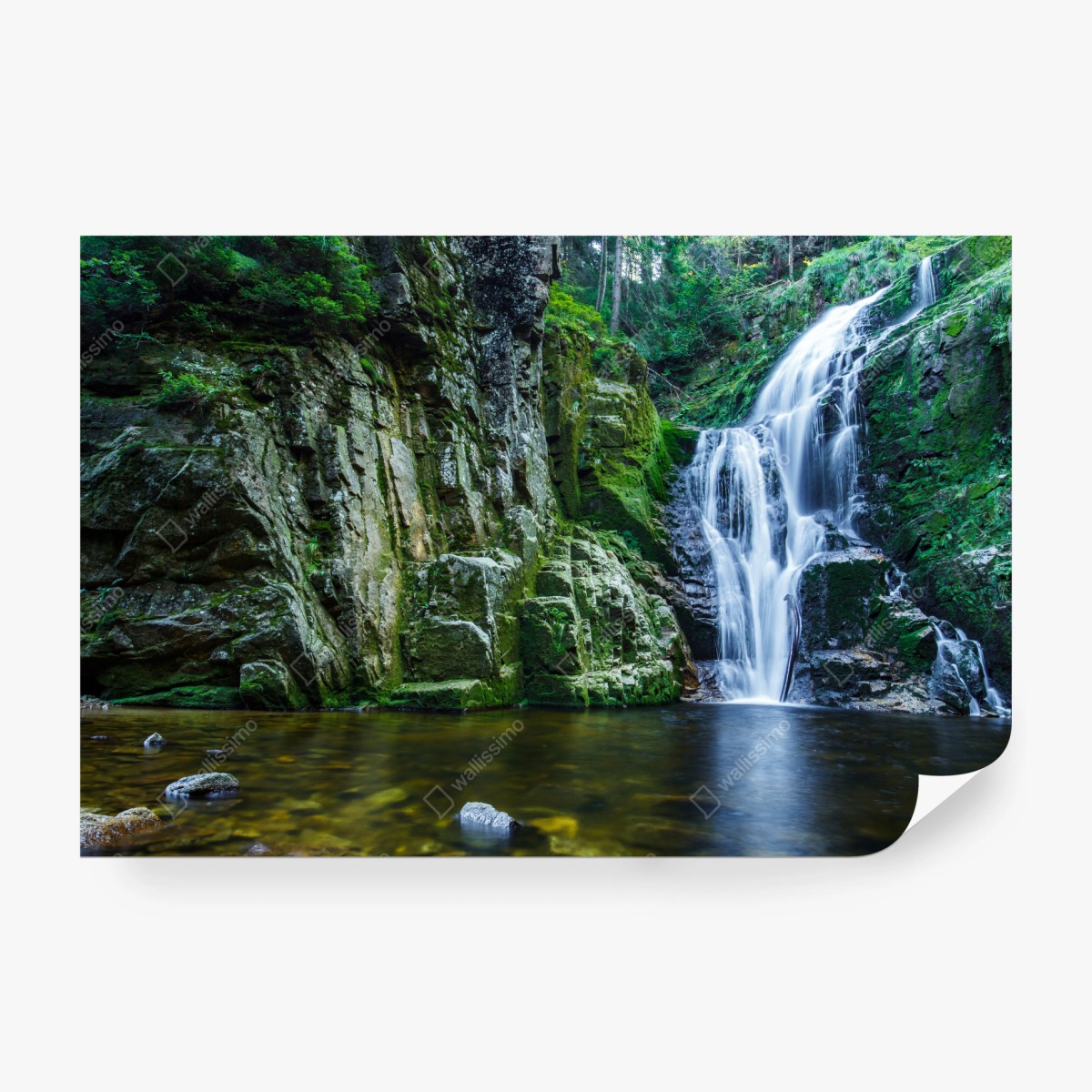 Fototapete wasserfall Kamienczyk im Karkonosze – Wallnifity® Fototapete wasserfall Kamienczyk im Karkonosze – Wallnifity®