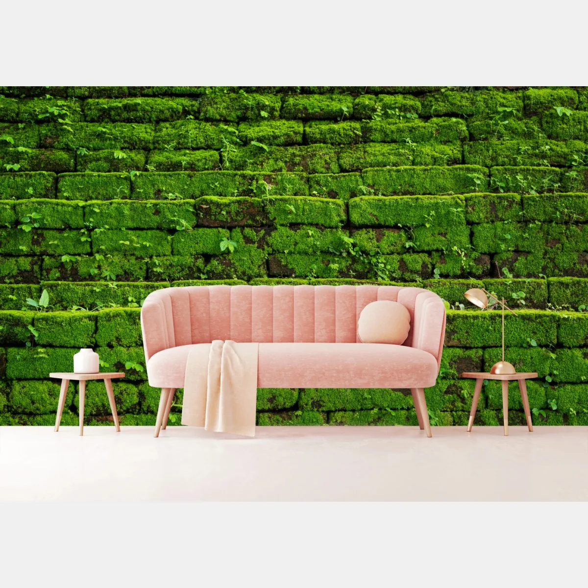 Fototapete üppige moosbedeckte ziegelwand – Wallnifity® Fototapete üppige moosbedeckte ziegelwand – Wallnifity®